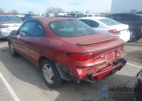 2000 Ford Escort Zx2 from USA, damaged, VIN 3FAKP1135YR255702